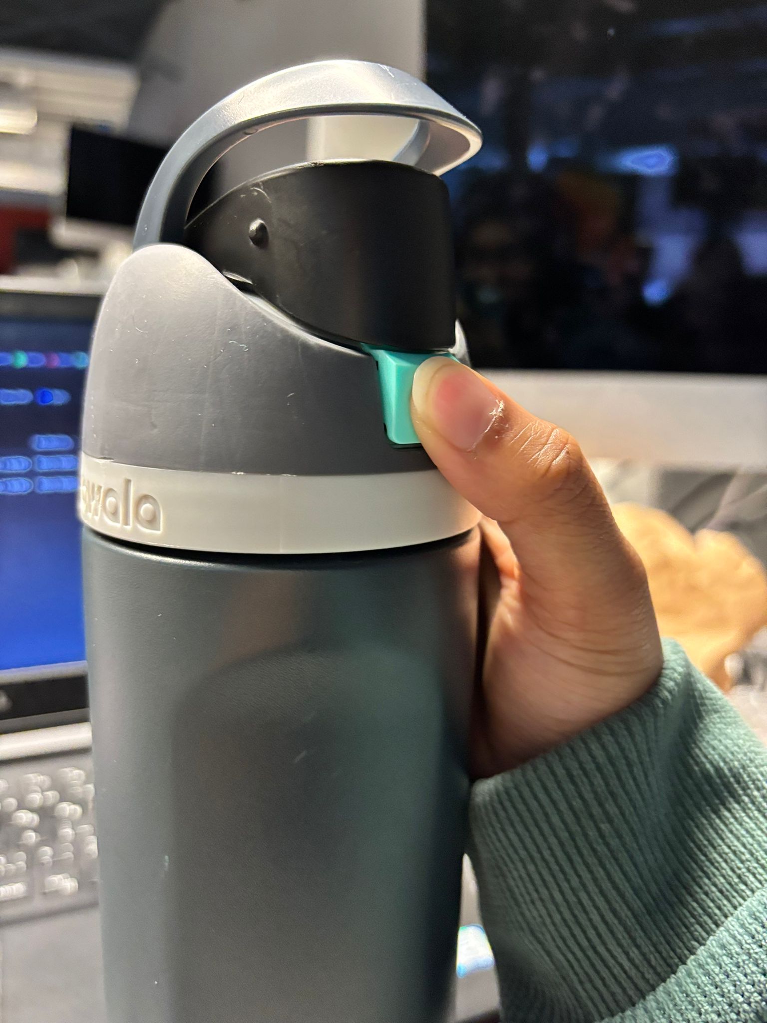 Opening Water Bottle