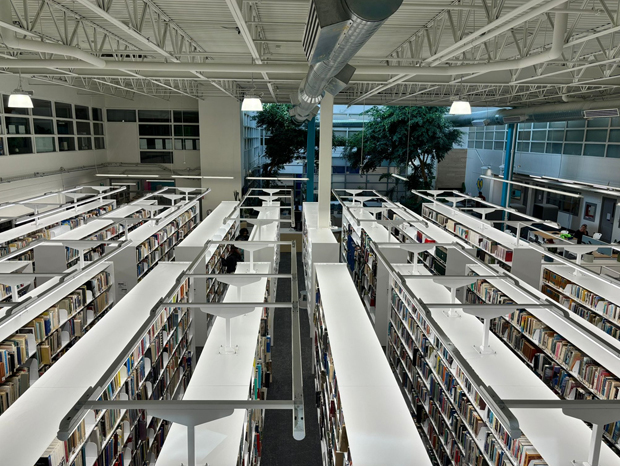 Top View of Sheridan Library