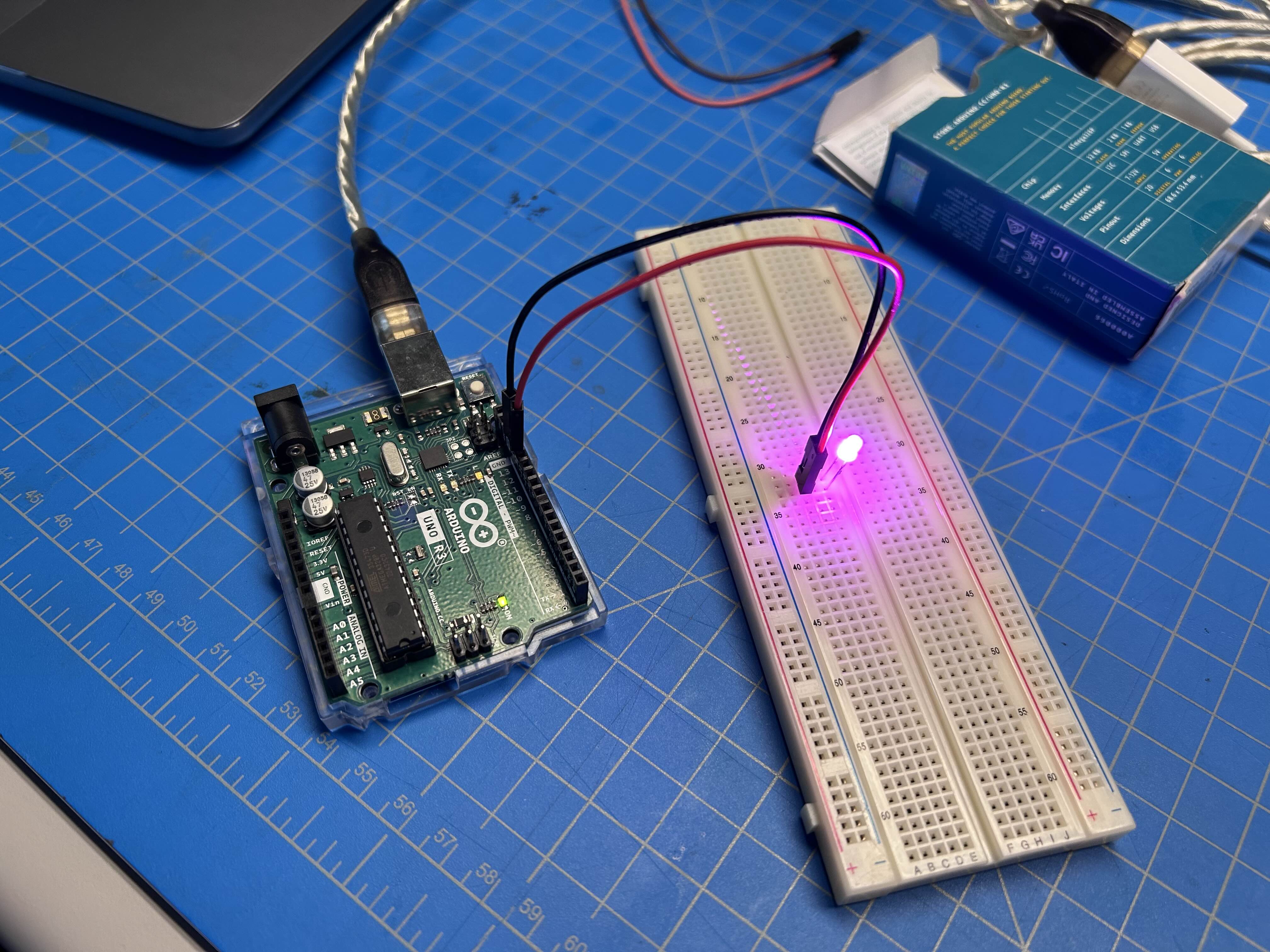 LED in Breadboard