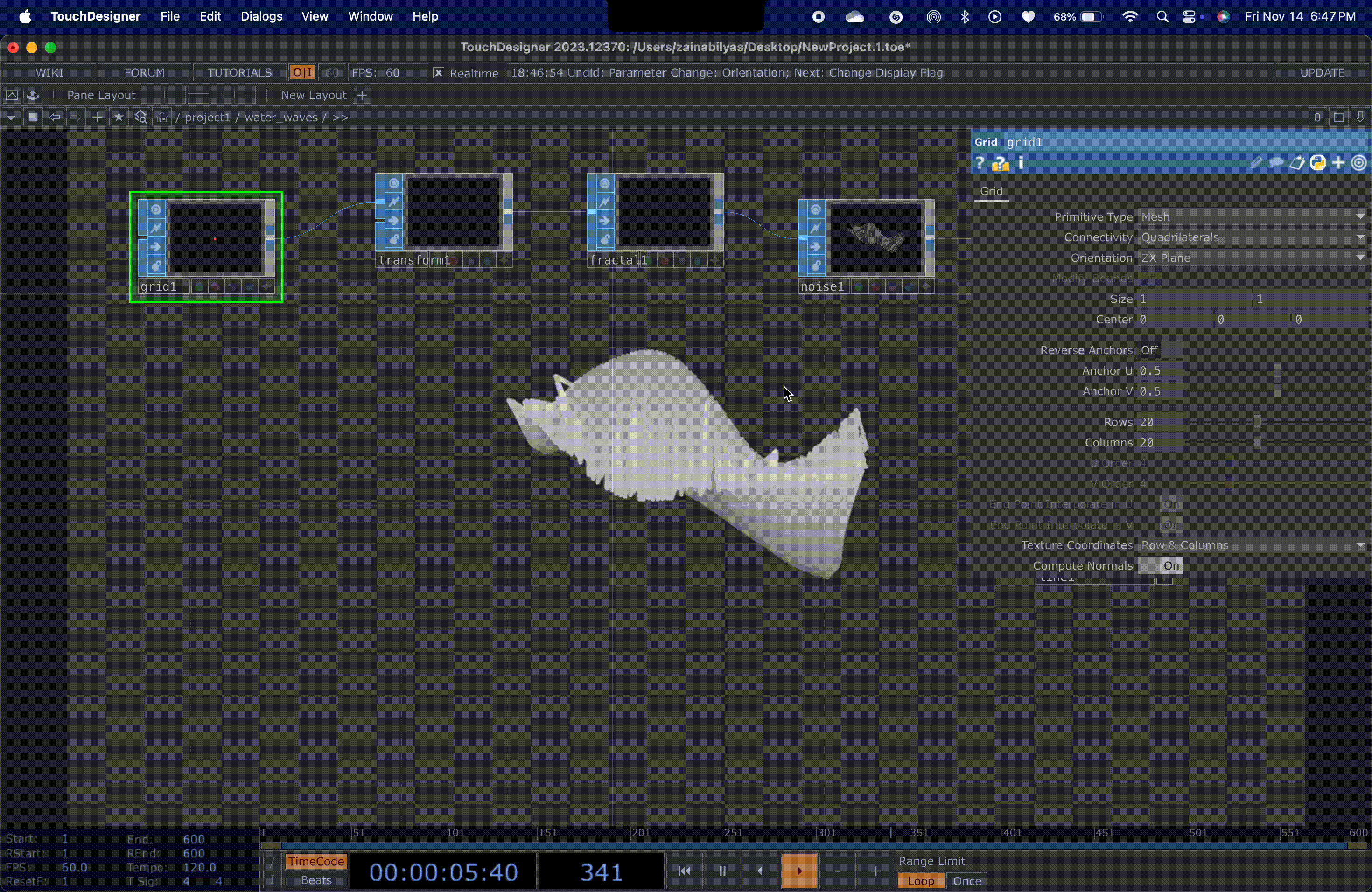 Touch Designer Exploration