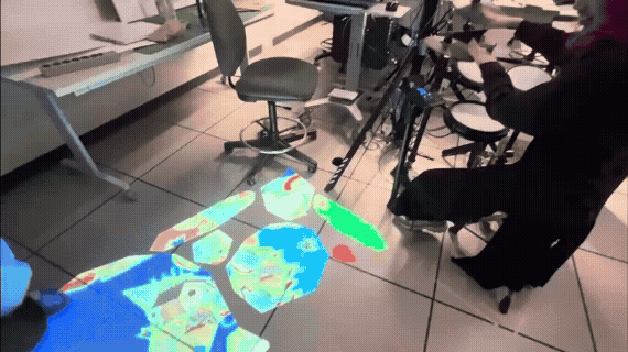 Final Drumkit ParticlesGPU Visual